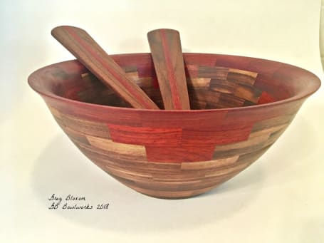Hand turned wooden bowls